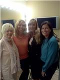 paddy seymour (f2fb friend #214), cathy jacobson (213), me, and cindy clohesy (214)  i was so amazed that they were there!