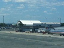 at jfk airport, i got to see the space shuttle which is temporarily docking here in new york.  astronauts may purchase items at the duty free shop only if they can produce a ticket that shows a nonstop flight to another planet. 