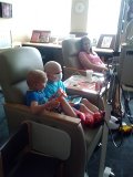 when i visited ashton at cincinnati, he had a favorite friend isaac.  both boys are superheroes.  